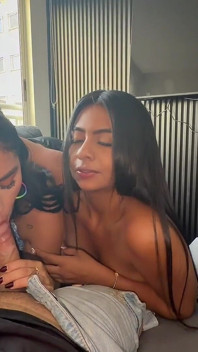 Great Birthday Present, Fulfilling Her Fantasy of Fucking My Friend and Me on Her Day