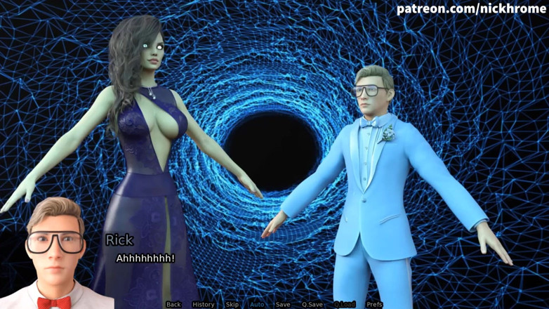 Visual Novels: SexBot 25 - knullar en tjej på en fest