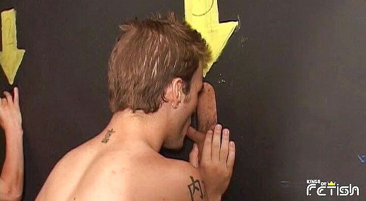 Gay Diaries: Group of young guys participate at a blowing contest and...