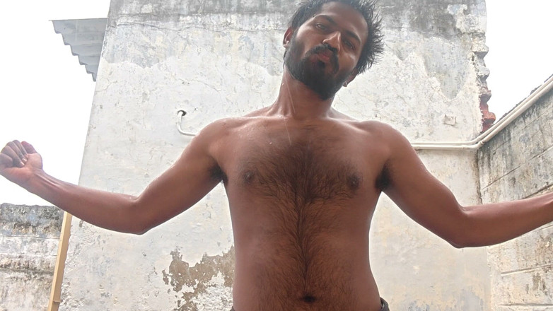 KUMBHA MANOJ KUMAR: Xhard - Bathroom Cleaning in Village