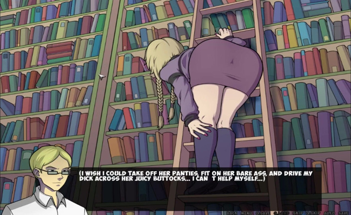 Hentai World: Hexenjägerin, süße blondine mit dickem arsch im buchladen und ihr...