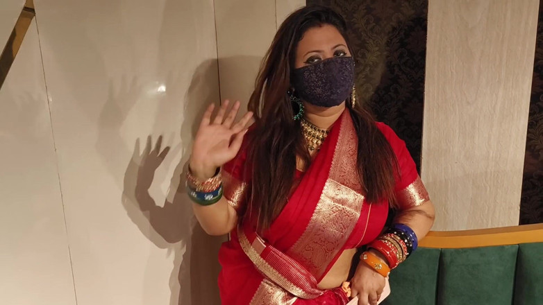 IndianMyra07: Indian Stepmom Caught Her Stepson Jerking with Her Panties and...