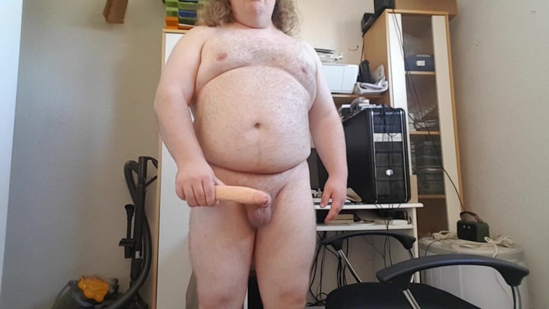 Sissy Amunet: Some fun with a dildo: Frotting, blowing, ass fucking