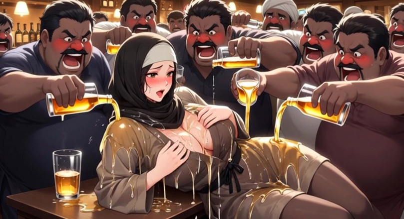 Heaven Gamez: 穆斯林女郎twerking合集：荡妇们在印度酒吧里被分组