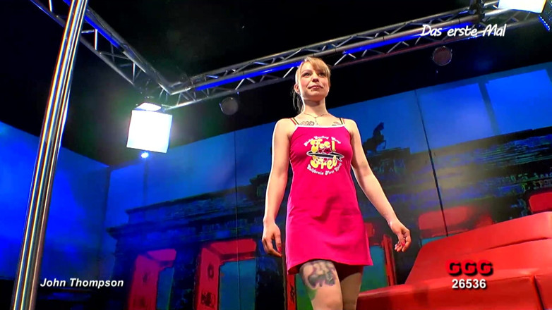 GGG John Thompson Studio: Ggg John Thompson - Tattooed Babe Swallows Cum and Gets Pounded...