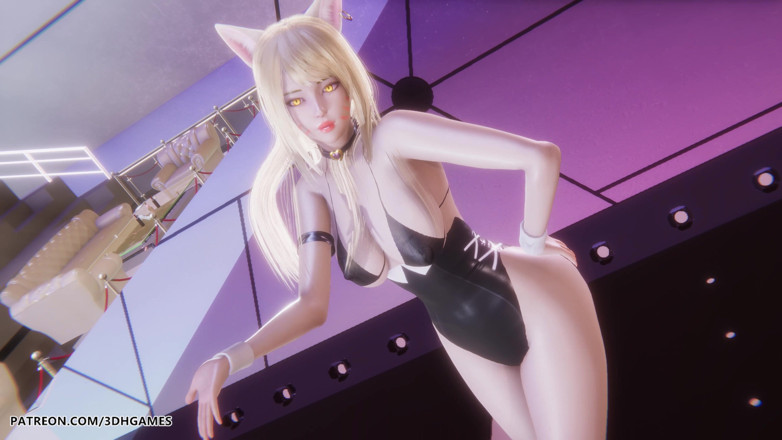 3D-Hentai Games: Chung Ha - Stress - Ahri Sexy Striptease