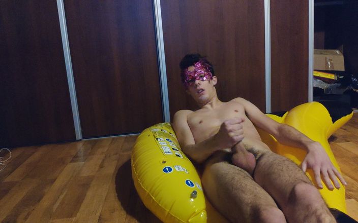 Floatie Boy: 私のインフレータブルバナナで爆破、乗馬、けいれんする私を見てください