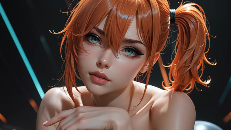 Neural Desires: Nhiệt cam trong màu đen lỏng (ai)