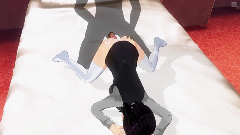 H3DC: 3D hentai cum on the ass of a gamer girl