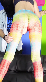 MILF Pussy Couch Training Fisting Squirting Real Orgasm Rainbow Body Prepering for Two Hands Short
