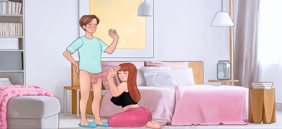 Hentai World: Seks videosu üvey kız kardeşine geliyor ve boşalıyor