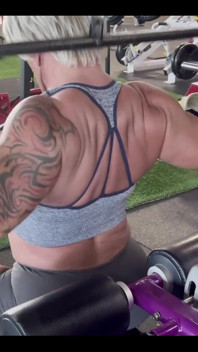 I Worked My Back Really Hard Today, Was Proud of the Weight I Was Able to Do Vids Following Pix