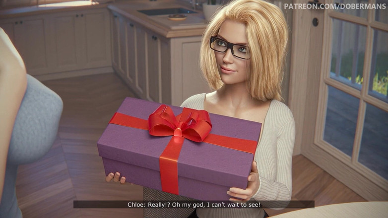 Captain ero gaming: Chloe tenta salvar o trabalho do marido - Dobermans