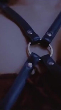 Striptease dancer is masturbating