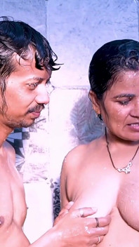 Horny Couple Fucking in Bathroom