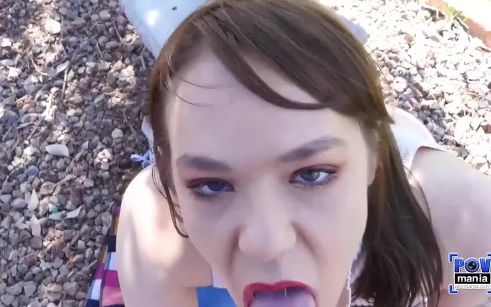 POV Mania: Sailor Luna Out Door POV Big Cock Worship