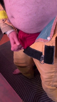 Cum on Fireman Turnout Pants