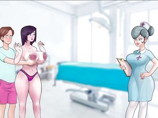 Cartoon Play: Sexnote parte 22 - enfermera dice tocar las tetas de la madrastra