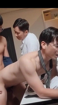 Gdsr-001-2 Gaydar Office Ep2: Threesome with Chastity Slave
