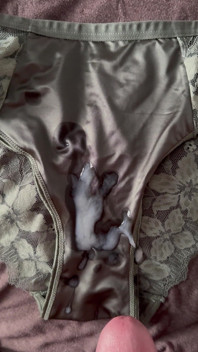 Cum on Wife’s Panties 14