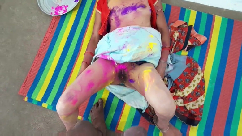 Amit yadav: Special Holi with Husband's Friend.