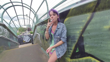 VR smokers HD-2D Videos Only: Annabel Lee - palenie