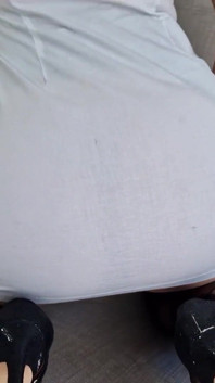 Perverted nurse with her tits in bondage