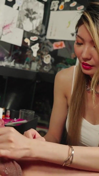 Busty Tattoo Artist, Li Zhiyan, Fucked by a Client