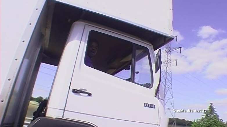 One Man Banned: Sarah Beatie flashing to the truckers