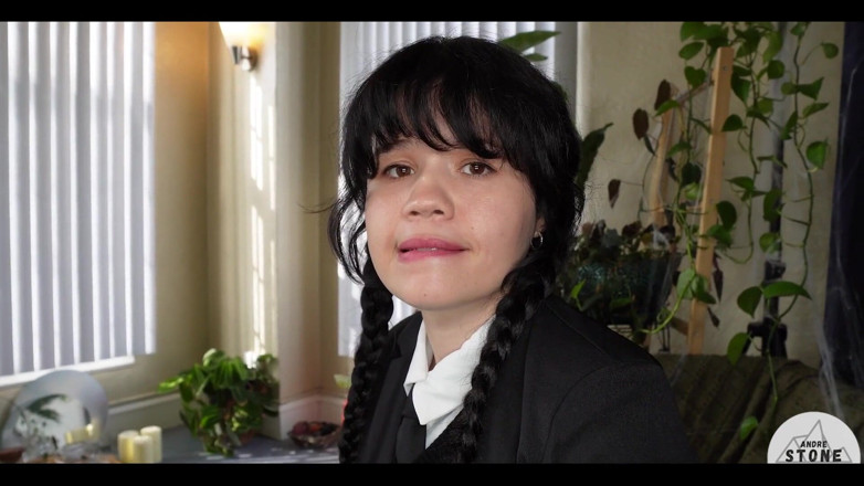 Andre Stone: Wednesday Addams Takes Huge Cock &amp; Load Ft. Yhivi