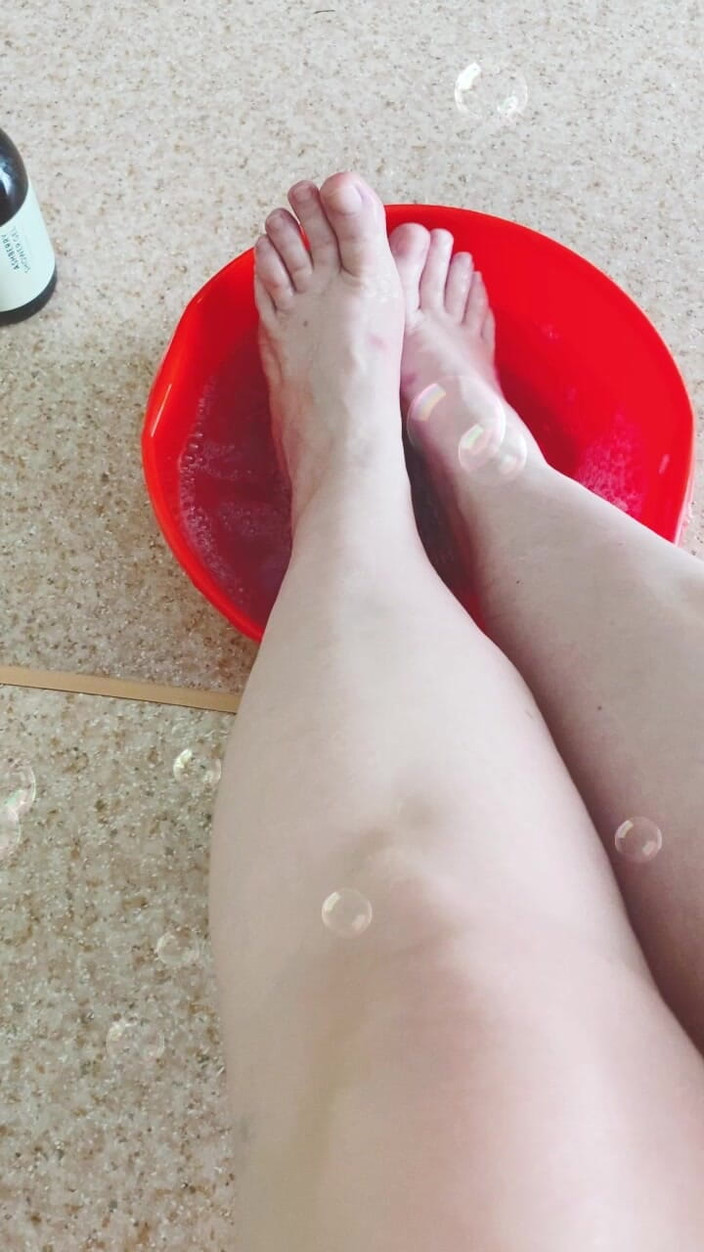 VikkiGeorgia: Eigengemaakt Pedicure