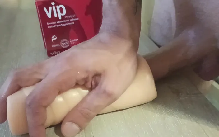HDBCock: Fucking My New Blair Williams Pocket Pussy. Huge Cumshot