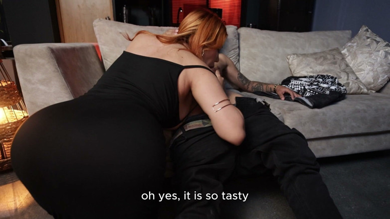 Axelstorm: Busty Redhead Catches Her Pervert Stepbrother Masturbating