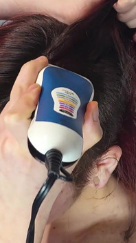 Goth Punk Shaves Her Head