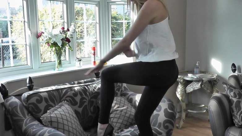 DanielleMaye: Leggings di cotone nero HD