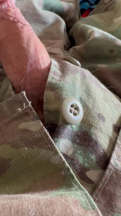 Gay Soldier Stuff: Jerking off in My Ocps and Showing off My Fury...
