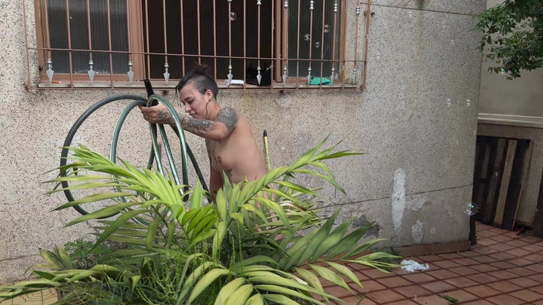 Quente club: Vòi tắm - Rotten Venus và D'Louise vui vẻ trong một...