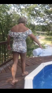 A Little Skit Around the Pool