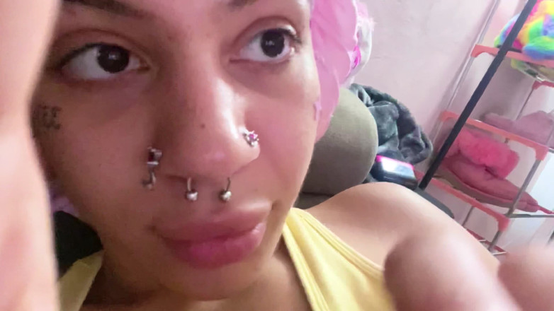Nali Marie: POV Long Nails Acrylic Super Long Asmr Tapping on Teeth...