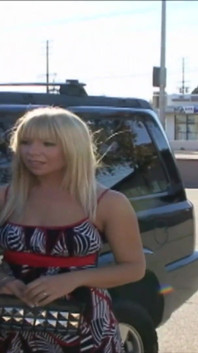Young blonde babe gets banged from behind