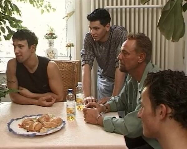 BB Video - Old School: German Amateur Teen Gangbang with a Hot Brunette