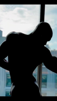 Sehen Sie sich die Silhouette an