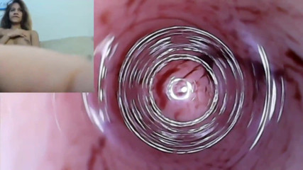 SexyGamingCouple: Rakaman kamera pepek endoskop creampie pada bulanannya dengan pepek merah...