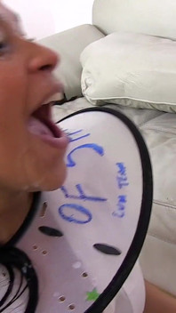 Ebony Teen Cum Slut Chanelle Santos Sucks and Fucks Older Swinger Guys and Collects Their Cum