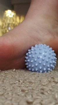 足の恵み:アクションのマッサージボール
