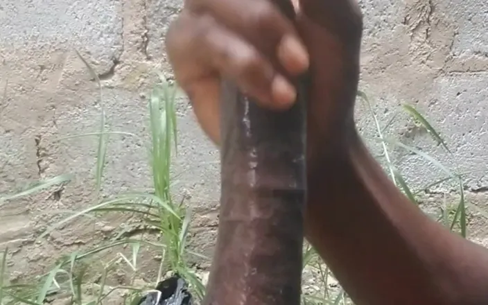Big black cock BBCee: Outdoors Feeling Super Horny Stroking My Hard Dick