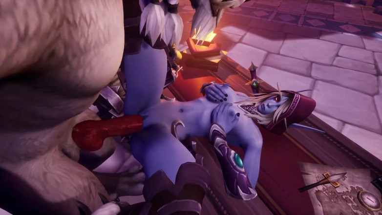 Wraith ward: Người sói đụ Night Elf trên bàn