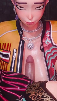 Rumi Mira Zoey Huntrix Triple Titjob 3D