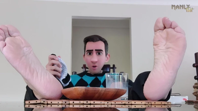 Manlyfoot: Stepdad Gay - Under Table Breakfast - Mums Downstairs &amp; Stepdad Is Hungry...