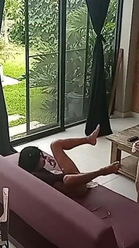 Trans Girl Colombiana Gets Fucked on the Tablet Ando Sofa Bed